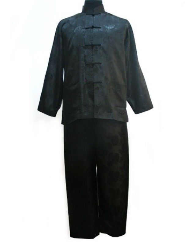 Férfi pizsama T2421 fekete S