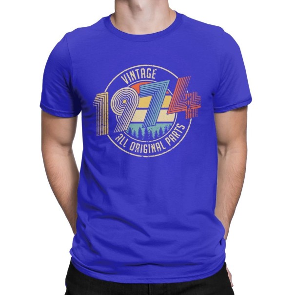 Férfi póló T2324 kék S