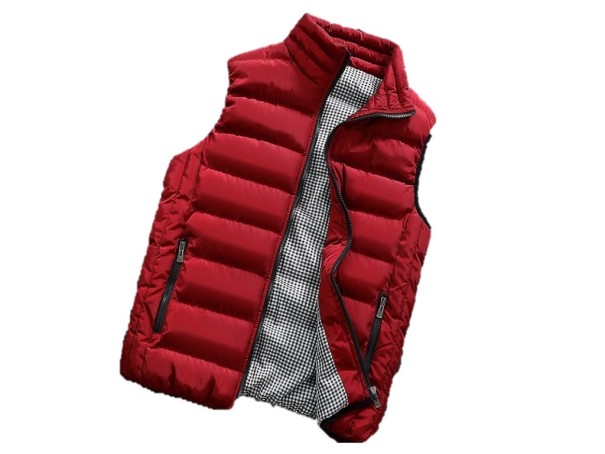 Férfi steppelt mellény Cooper J3239 piros XXS