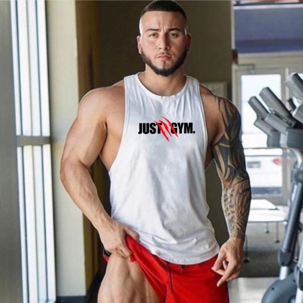 Férfi tank top T2014 fehér M 2