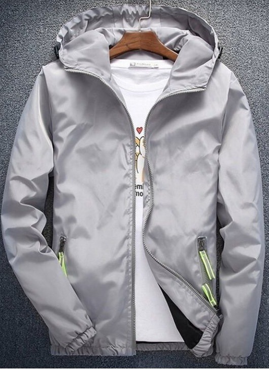Férfi tavaszi/őszi dzseki J3055 szürke 4XL
