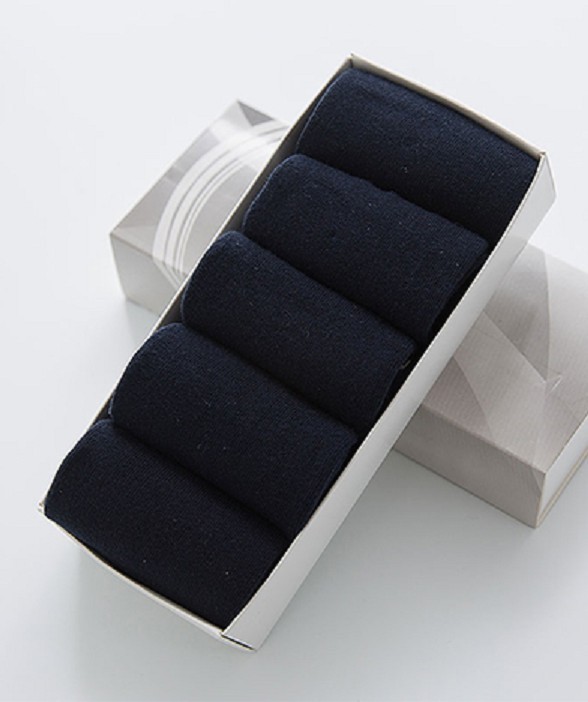 Férfi zokni - 5 pár A2426 sötétkék