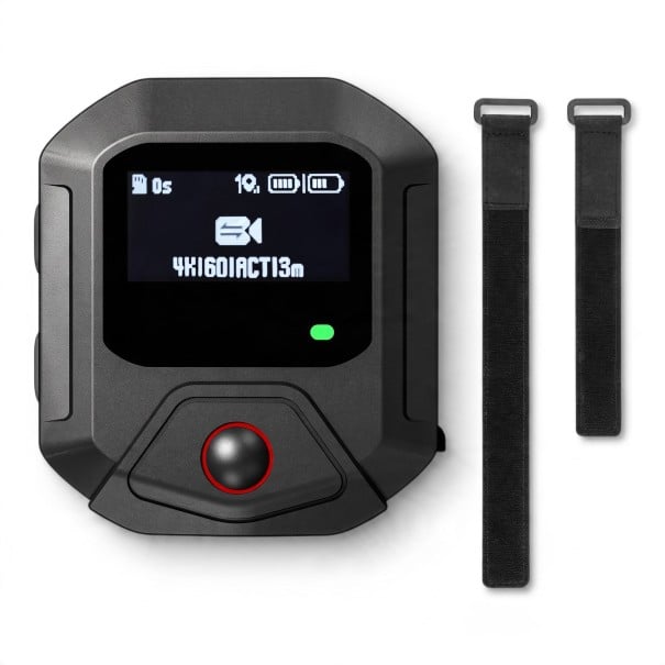 Fernbedienung STARTRC für Insta360 X5 und ACE mit integrierter GPS Bluetooth mit Display Schwarz mit Armband und Fahrradhalterung Für Sport 1