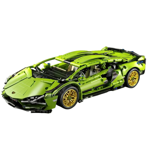 Ferngesteuertes RC-Auto Konstruktionsspielzeugauto 1280 Stück 36 x 8,5 x 16,5 cm 1