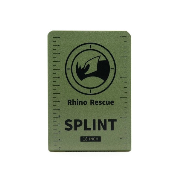 Férula de emergencia 45,5x11 cm Férulas ligeras plegables para estabilización de fracturas Primeros auxilios al aire libre Férula impermeable para EMS y deportes verde militar