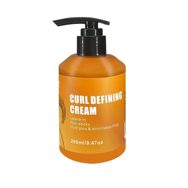 Feuchtigkeitscreme für lockiges und welliges Haar 280 ml Arganöl Anti-Frizz Glanz und Volumen Tiefenpflege Pflege für trockenes Haar 1