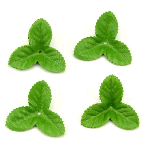 Feuilles artificielles décoratives 100 pcs 2