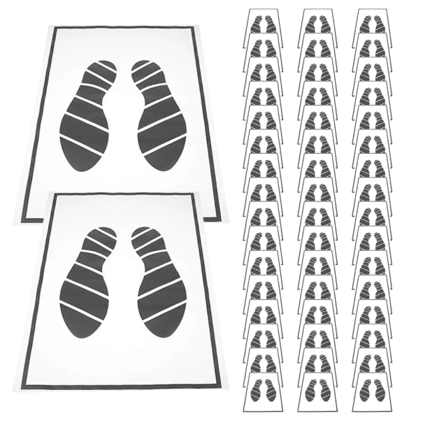 Feuilles de protection en papier jetables 50 x 38 x 0,10 cm 50 pcs Tapis de protection imperméables pour tapis de voiture 1