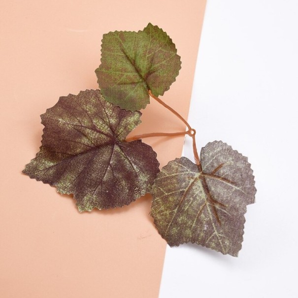 Feuilles décoratives artificielles 10 pcs 2