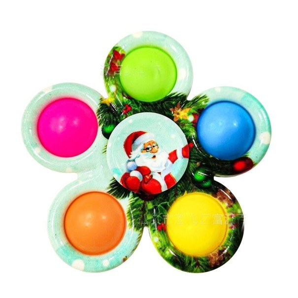 Fidget spinner antiestrés navideño 6