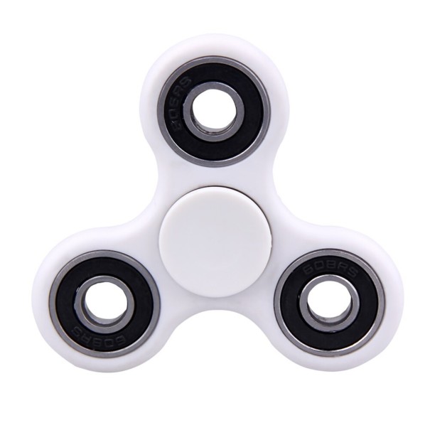 Fidget spinner E69 alb