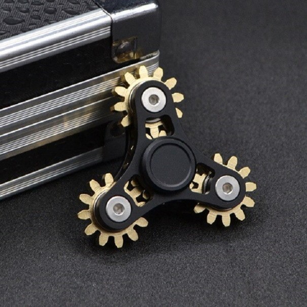 Fidget spinner kovový E73 černá 2