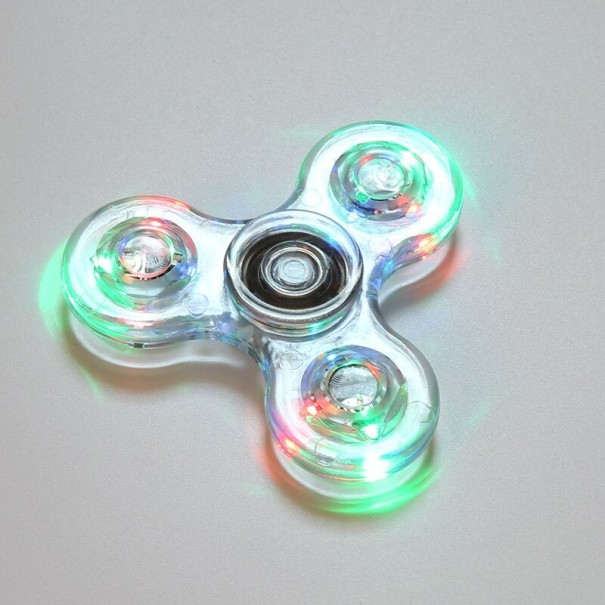 Fidget spinner luminoso E46 transparente