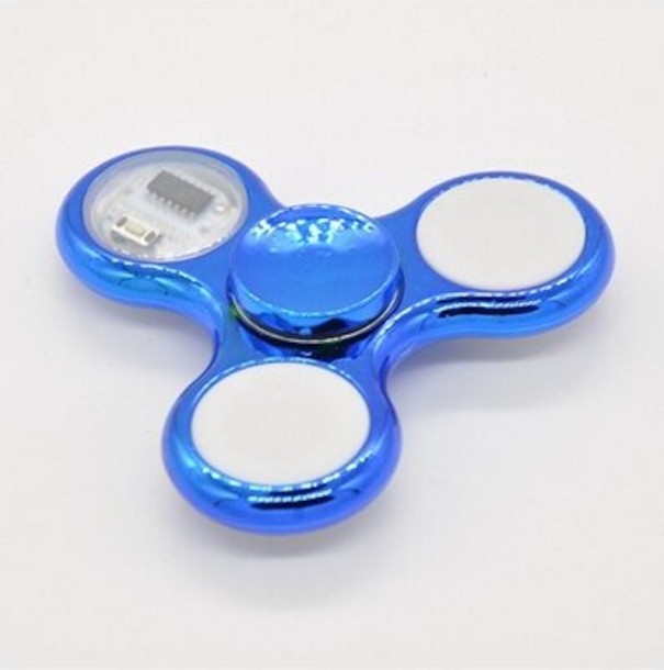 Fidget spinner luminoso E83 blu