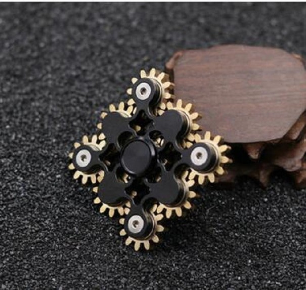 Fidget spinner metaal E73 zwart 3