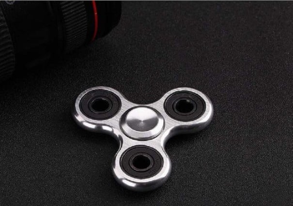 Fidget spinner metal A2214 argint