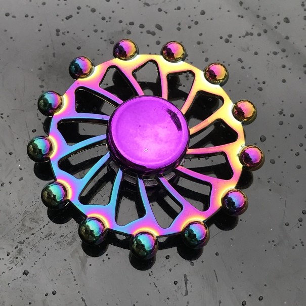 Fidget spinner tęczowa E72 3