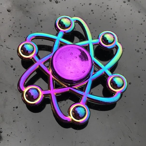 Fidget spinner tęczowa E72 7