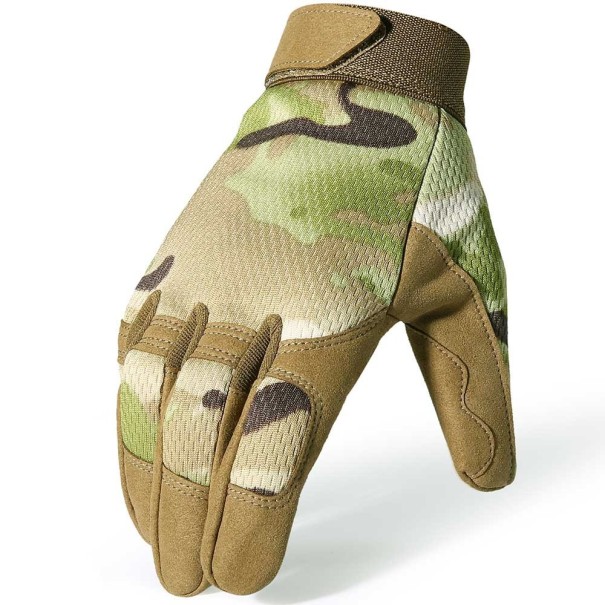 Fiets handschoenen J389 camouflage L