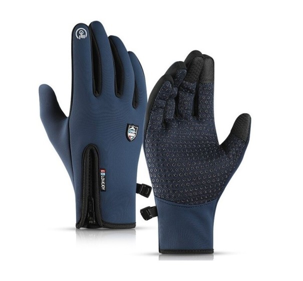 Fiets handschoenen J391 blauw M