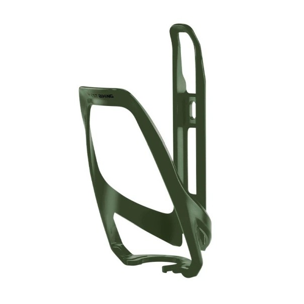 Fietsfleshouder 14,7 × 7,8 × 7,1 cm Lichtgewicht drankstandaard met veilige en veelzijdige bevestiging Ideaal voor fiets- en sportgebruik legergroen
