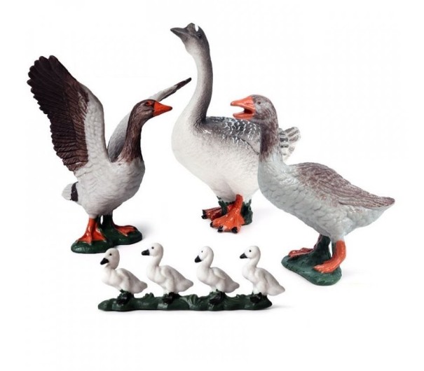 Figuras de ganso 4 unid 1