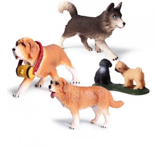 Figuras de perros 4 uds. 1