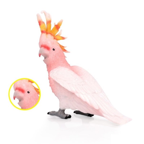 Figurine oiseau rose 1
