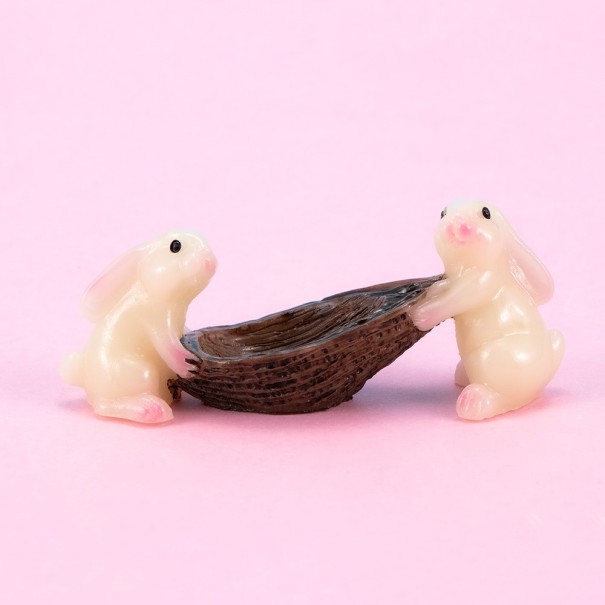Figurinha decorativa de coelho 2