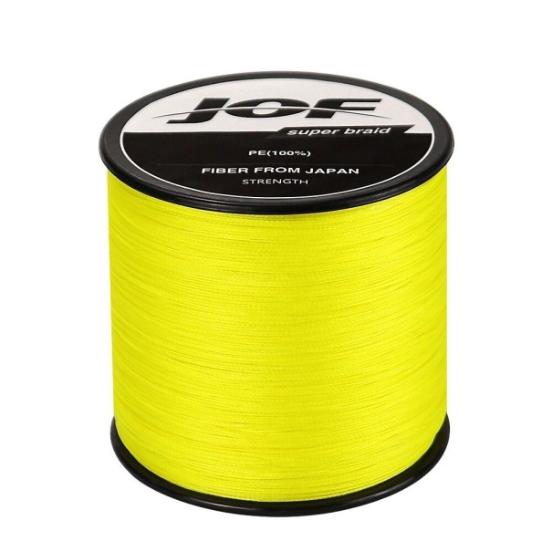 Fil de pêche 500 m jaune 0,1 mm