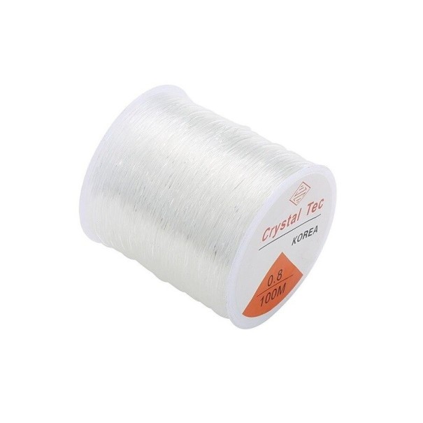 Fil de perles 100 m 0,8 mm
