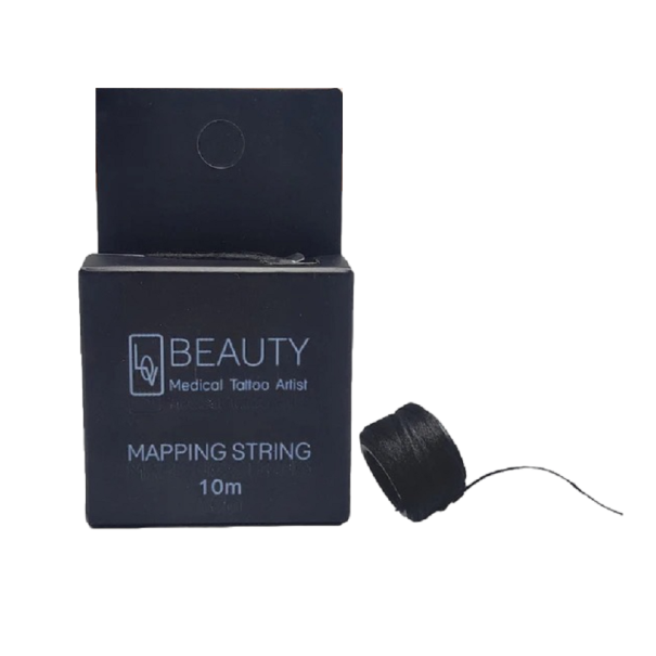 Fil de traçage pour le dessin des sourcils Fil de traçage pour sourcils Fil pour microblading 10 m noir