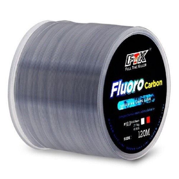 Fil di pesca 120 m grigio 0,45 mm