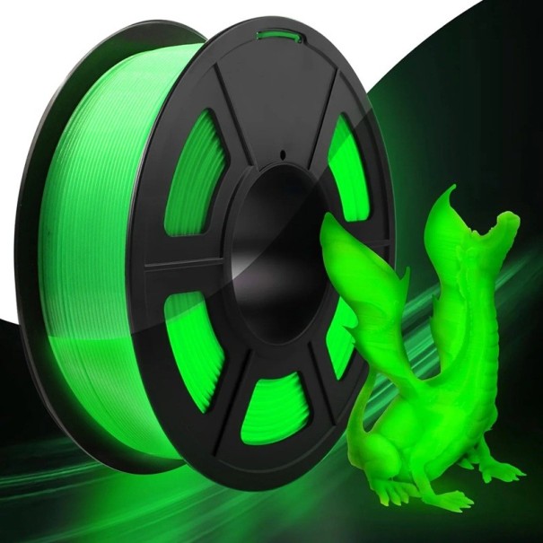 Filament PLA 1,75 mm 200 g Lumineux dans l'obscurité filament phosphorescent pour impression 3D Matériau décoratif pour la création de modèles vert