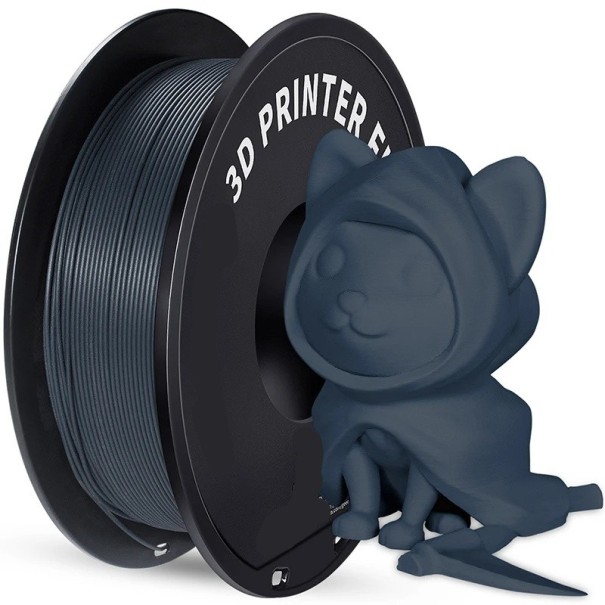 Filament PLA 1,75 mm bobină de 1 kg Textură mată Detalii clare Imprimare de înaltă calitate Pentru toate imprimantele 3D Temperatura de imprimare 190-220°C albastru inchis