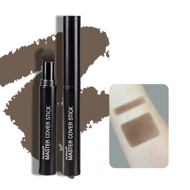 Filling Powder Pen for Hairline Corner Concealer Volume Enhancement Scalp Coverage Easy Application Medium Brown