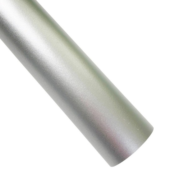 Film adhésif coloré 30x150 cm Mat PVC effet Ice Chrome Protection étanche des portes et de la carrosserie de voiture Applications DIY argenté