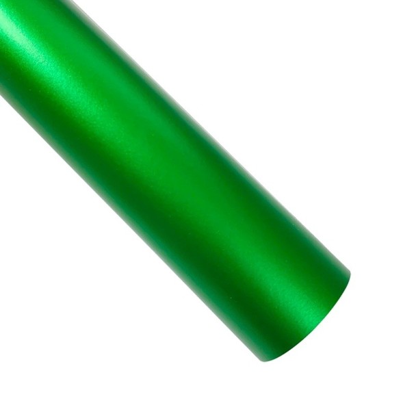 Film adhésif coloré 30x150 cm Mat PVC effet Ice Chrome Protection étanche des portes et de la carrosserie de voiture Applications DIY vert