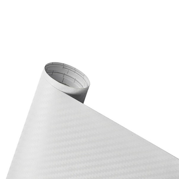 Film en carbone pour voitures blanc