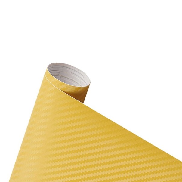 Film en carbone pour voitures jaune