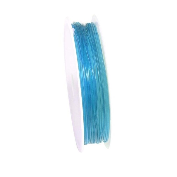 Filo per perline 0,8 mm x 7 m blu