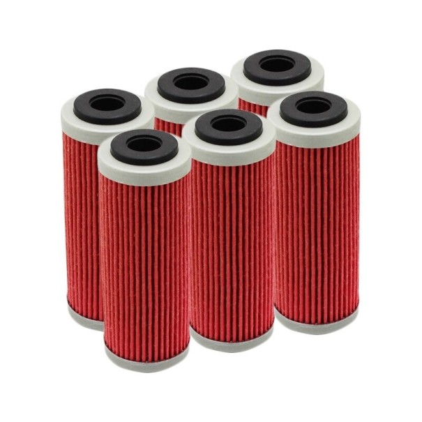Filtre à huile pour moto rouge 2