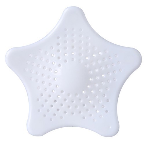 Filtre créatif pour évier en forme d'étoile J3503 blanc