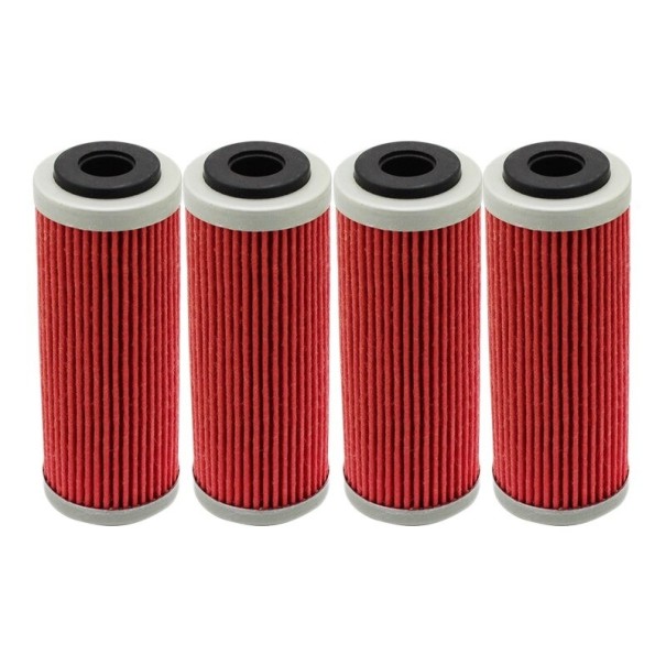 Filtro dell'olio per motocicletta rosso 1
