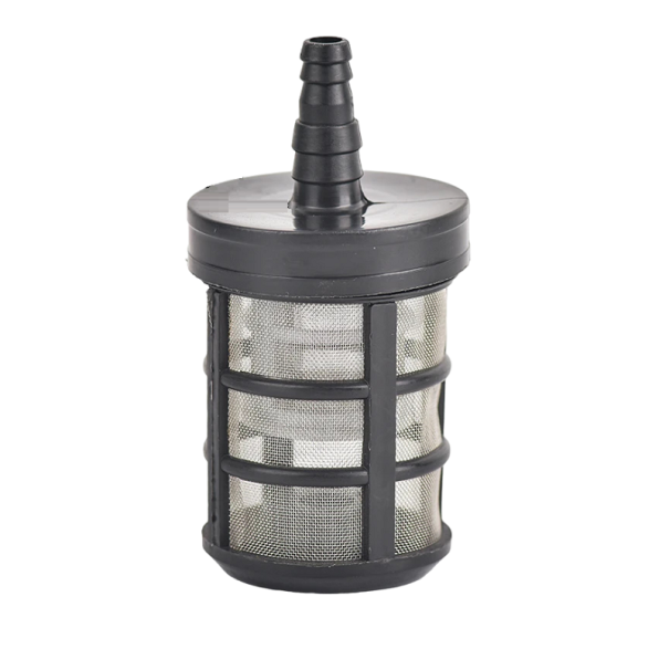 Filtro di rete per irrigazione Filtro dell'acqua con setaccio interno 9,5 mm 120 mesh Setaccio filtrante contro l'ingresso di impurità nella pompa Filtro per irrigazione Connettore per acqua da giardino 4,6 x 9,4 cm 1