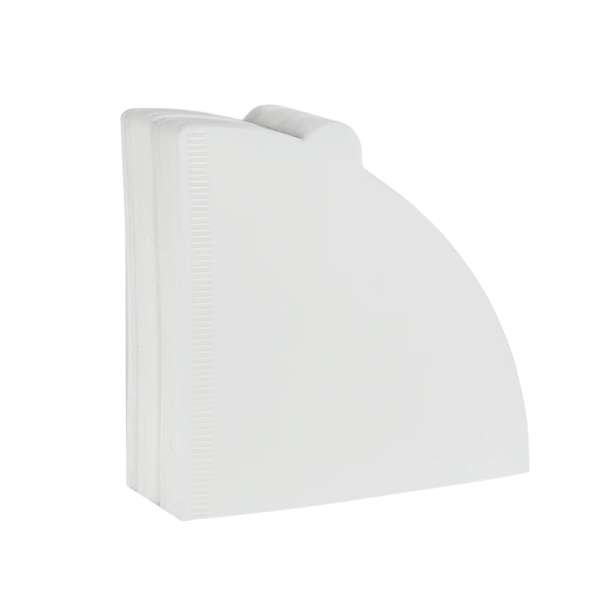 Filtros de papel em forma de cone para café filtrado 100 unid de polpa de madeira natural para 1–3 chávenas Filtros de café sem odor e químicos branco