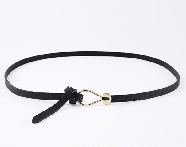 Fin ceinture pour femme noir
