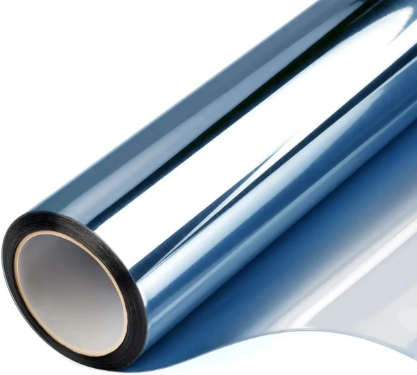 Finestra a specchio unidirezionale 40 x 300 cm Pellicola anti-sole Protezione dai raggi UV Privacy Finestra Appartamento Casa Ufficio blu