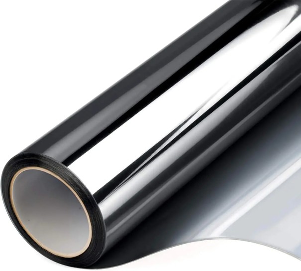 Finestra a specchio unidirezionale 40 x 300 cm Pellicola anti-sole Protezione dai raggi UV Privacy Finestra Appartamento Casa Ufficio nero