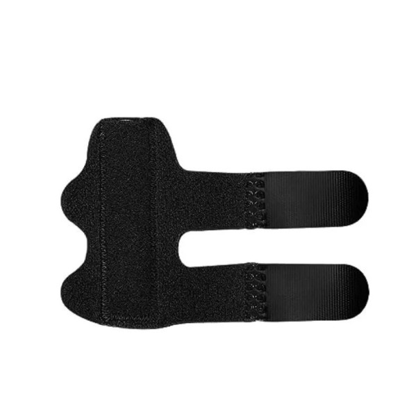 Finger Brace 8.2×11.5 cm Trigger Finger Splint Hammer Finger Splint for Index, Middle and Ring Fingers Pain Arthritis Sprain black